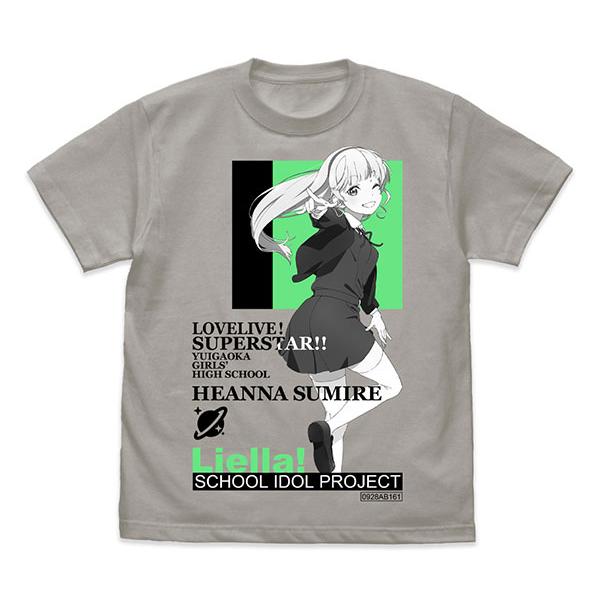 ラブライブ！スーパースター！！ 平安名すみれ Tシャツ/LIGHT GRAY-S（再販）[コスパ]《...