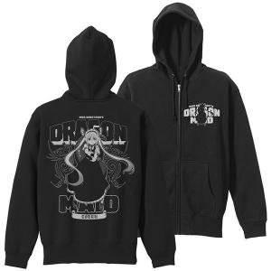 小林さんちのメイドラゴンS トール ジップパーカー/BLACK-L