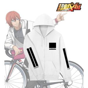 弱虫ペダル GLORY LINE 東武動物公園コラボ 描き下ろしイラスト 第2弾 新開隼人 着用 ジップパーカー レディース M