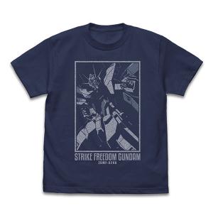 機動戦士ガンダムSEED DESTINY ストライクフリーダムガンダム Tシャツ/INDIGO-XL