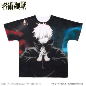 呪術廻戦 ポートレイトフルグラフィックTシャツ L 五条悟