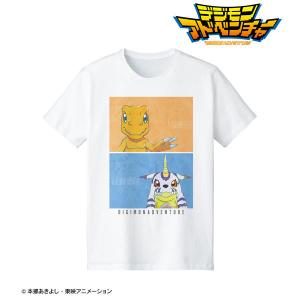 デジモンアドベンチャー Ani-Art Tシャツ メンズ XL[アルマビアンカ]《在庫切れ》｜amiami