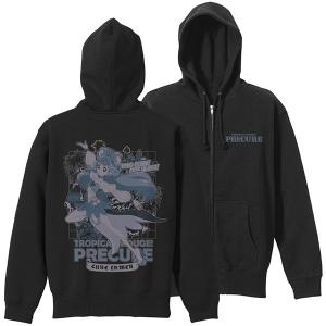 トロピカル〜ジュプリキュア キュアラメール ジップパーカー/BLACK-L