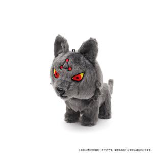 呪術廻戦 伏黒の式神ぬいぐるみキーホルダー 玉犬 黒