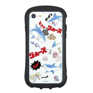 JAWS iPhone SE (第2世代) 8/7/6s/6 対応 ハイブリッドクリアケース 総柄 [グルマンディーズ]の商品画像