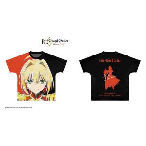 Fate/Grand Order ネロ クラウディウス Ani-Art フルグラフィックTシャツ ユニセックス XXL