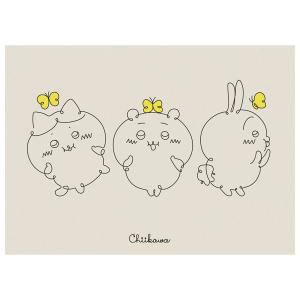 ちいかわ ファブリックポスター L ほっぺ