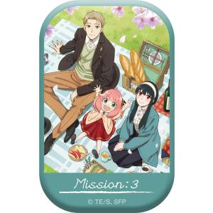 SPY×FAMILY スクエア缶バッジ MISSION：3メインビジュアル