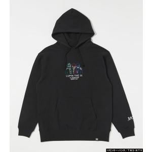 ルパン三世 LUPIN III TRIO HOODIE BLK Unisex L[R4G]《在庫切れ》｜amiami