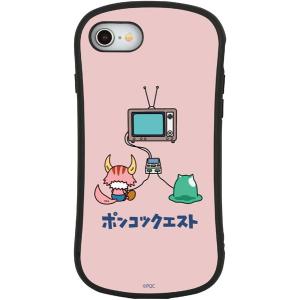 ポンコツクエスト iPhone SE/8/7/6s/6対応ハイブリッドガラスケース ゲーム