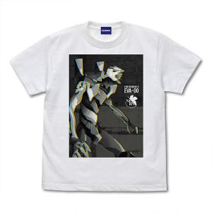 EVANGELION エヴァ零号機 エフェクトビジュアルTシャツ/WHITE-L