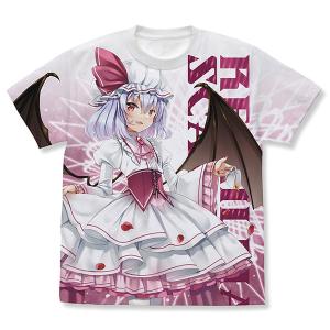 東方Project レミリア スカーレット フルグラフィックTシャツ なつめえりver./WHITE-XL