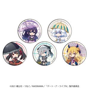 缶バッジ02/梅雨ver. ミニキャラ 5個入りBOX