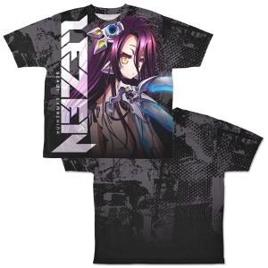 ノーゲーム ノーライフ ゼロ シュヴィ 両面フルグラフィックTシャツ Ver.4.0 BLACK/L