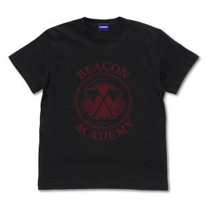 RWBY 氷雪帝国 ビーコン アカデミー Tシャツ/BLACK-L