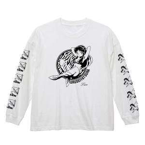 うる星やつら アニメ版うる星やつら ラム ビッグシルエットロングスリーブTシャツ/WHITE-L