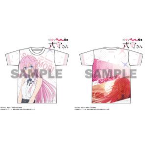 可愛いだけじゃない式守さん フルグラフィックTシャツ 式守さん L