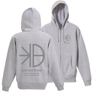 ヘブンバーンズレッド 31B 部隊ロゴ ジップパーカー/MIX GRAY-L