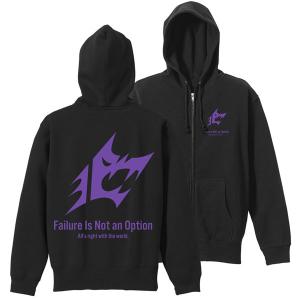 ヘブンバーンズレッド 31C 部隊ロゴ ジップパーカー/BLACK-XL