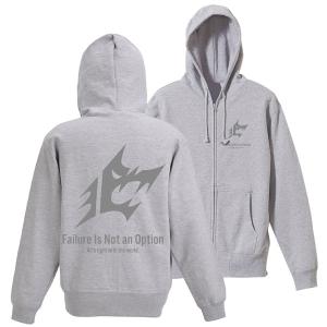 ヘブンバーンズレッド 31C 部隊ロゴ ジップパーカー/MIX GRAY-L