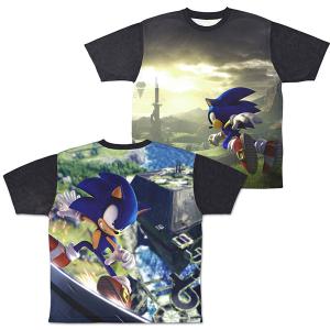 ソニックフロンティア 両面フルグラフィックTシャツ/M
