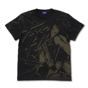 ブラック ラグーン レヴィ オールプリントTシャツ/BLACK-M