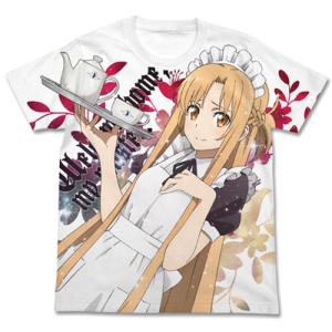 コスパ デポ限定 劇場版 ソードアート オンライン -OS- キュアメイドアスナ フルグラフィックTシャツ/WHITE-M