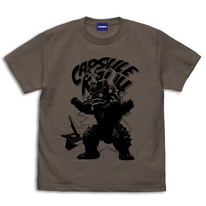 ウルトラセブン カプセル怪獣 ミクラス Tシャツ/CHARCOAL-M