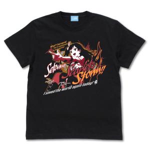 ラブライブ虹ヶ咲学園スクールアイドル同好会 優木せつ奈 エモーショナルTシャツ/BLACK-S