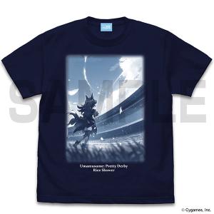 ウマ娘 プリティーダービー ライスシャワー/が舞う時 Tシャツ/NAVY-L