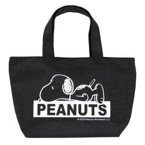 PEANUTS SN ファスナーミニトート BK