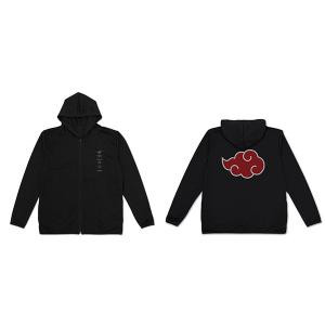 NARUTO-ナルト- 疾風伝 暁 薄手ドライパーカー/BLACK-S