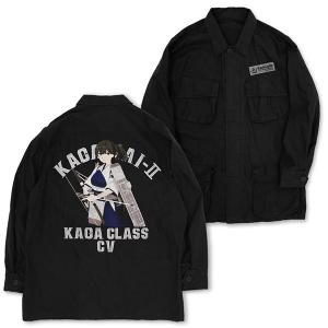 コスパ デポ限定 艦隊これくしょん -艦これ- 加賀改ニ護 刺繍ファティーグジャケット/BLACK-L