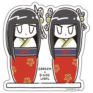 CAPCOM×B-SIDEステッカー モンスターハンター ヒノエ＆ミノト こけしver