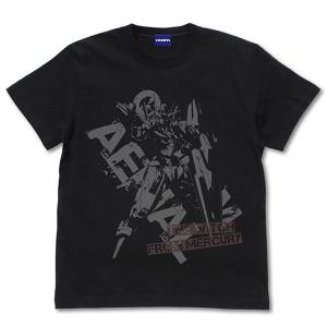 機動戦士ガンダム 水星の魔女 ガンダム・エアリアル Tシャツ/BLACK-S（再販）[コスパ]《発売済・在庫品》｜amiami