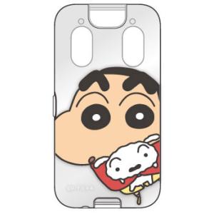 クレヨンしんちゃん docomo キッズケータイ KY-41C 対応ソフトケース しんちゃん＆シロ [バンダイ]の商品画像