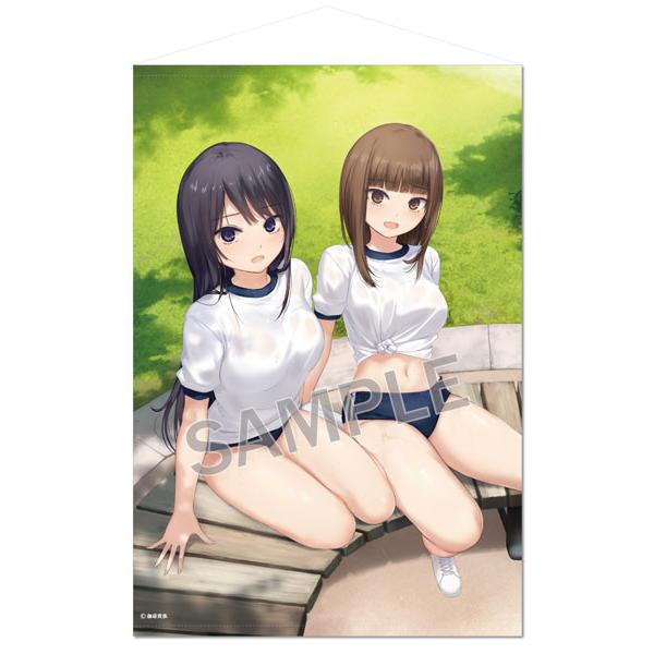 珈琲貴族 B1タペストリー 白峰さんとレイちゃん(ブルマVer)（再販）[ブレンドリーム]《０６月予...