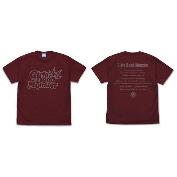 Angel Beats！ Girls Dead Monster Tシャツ/BURGUNDY-S（再販...