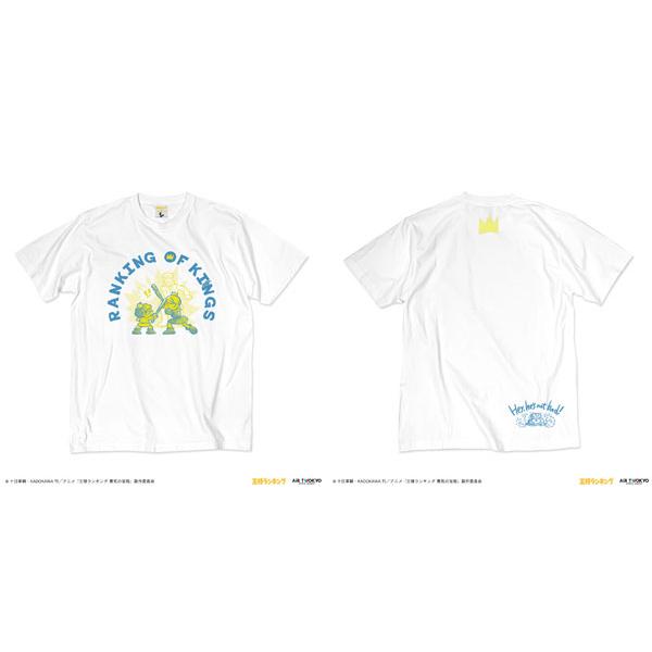 TVアニメ「王様ランキング」シーンイラストTシャツ1 ホワイト XL[AIR TWOKYO]《発売済...