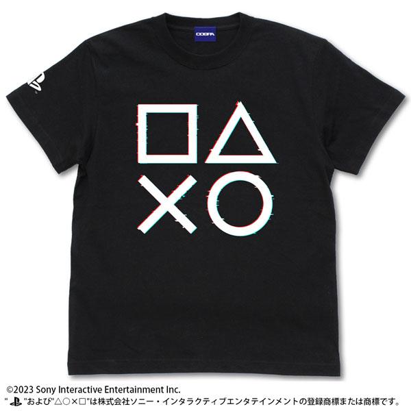 プレイステーション Tシャツ for PlayStation Shapes Logo Glich v...