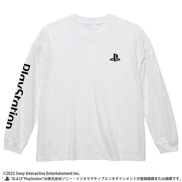 プレイステーション ビッグシルエットロングスリーブTシャツ for PlayStation/WHIT...