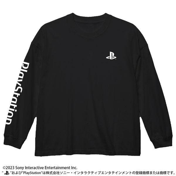プレイステーション ビッグシルエットロングスリーブTシャツ for PlayStation/BLAC...