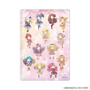 キャラクリアケース「アイカツ！」04/ドレスver. 集合デザイン(グラフアートイラスト)[A3]《在庫切れ》｜amiami