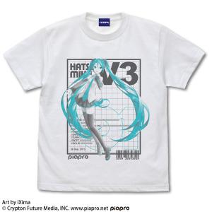 初音ミク V3 Tシャツ Ver.3.0/WHITE-M（再販）[コスパ]《０７月予約》｜amiami