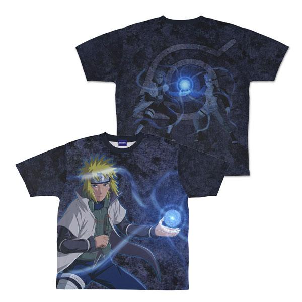 NARUTO-ナルト- 疾風伝 描き下ろし 波風ミナト 両面フルグラフィックTシャツ/S（再販）[コ...