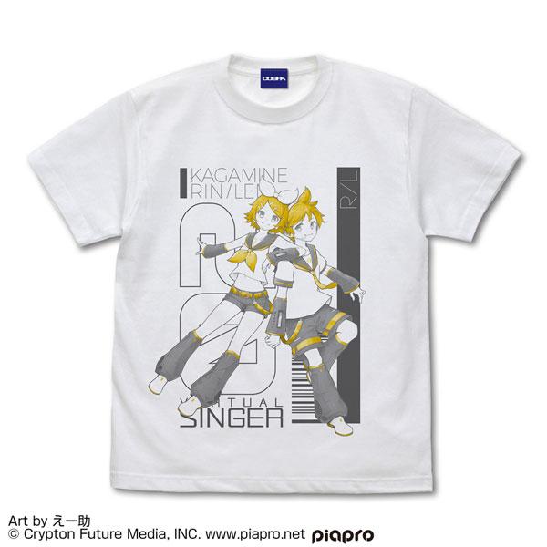 鏡音リン・レン Tシャツ えー助 Ver./WHITE-XL（再販）[コスパ]《０７月予約》