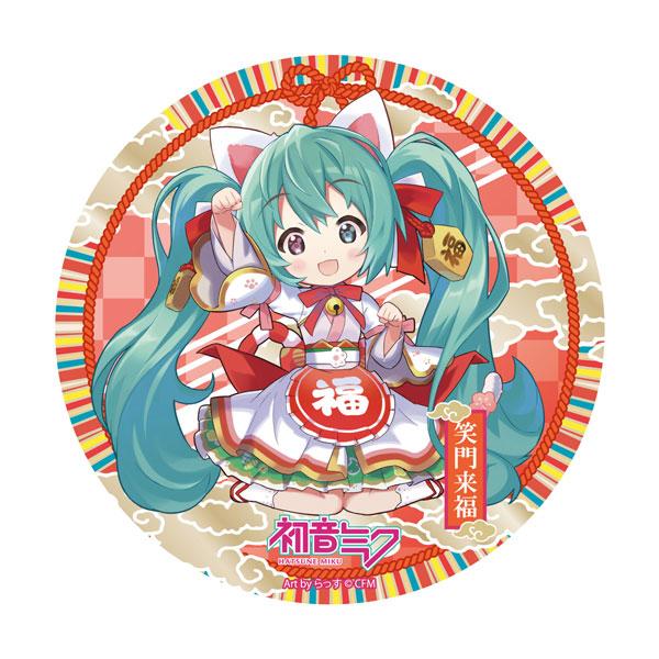 「初音ミク×招き猫」 招福大缶バッジスタンド Art by らっす 白猫[KADOKAWA]《０５月...