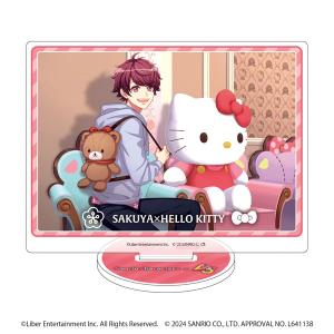 アクリルスタンド「A3！×Sanrio characters」05/佐久間咲也×ハローキティ(公式イラスト)[A3]《０４月予約》｜amiami