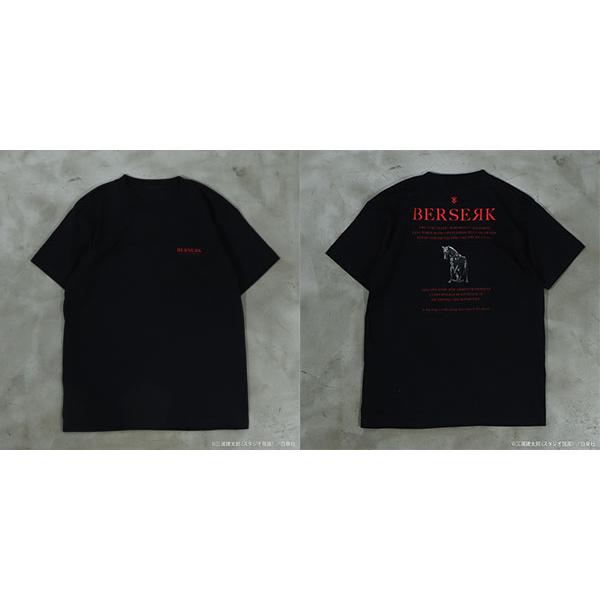 ベルセルク メッセージTシャツ ブラック S（再販）[ナタリーストア]《０７月予約》