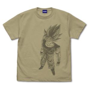 ドラゴンボールZ 超サイヤ人 孫悟空 Tシャツ/SAND KHAKI-M[コスパ]《０６月予約》｜amiami